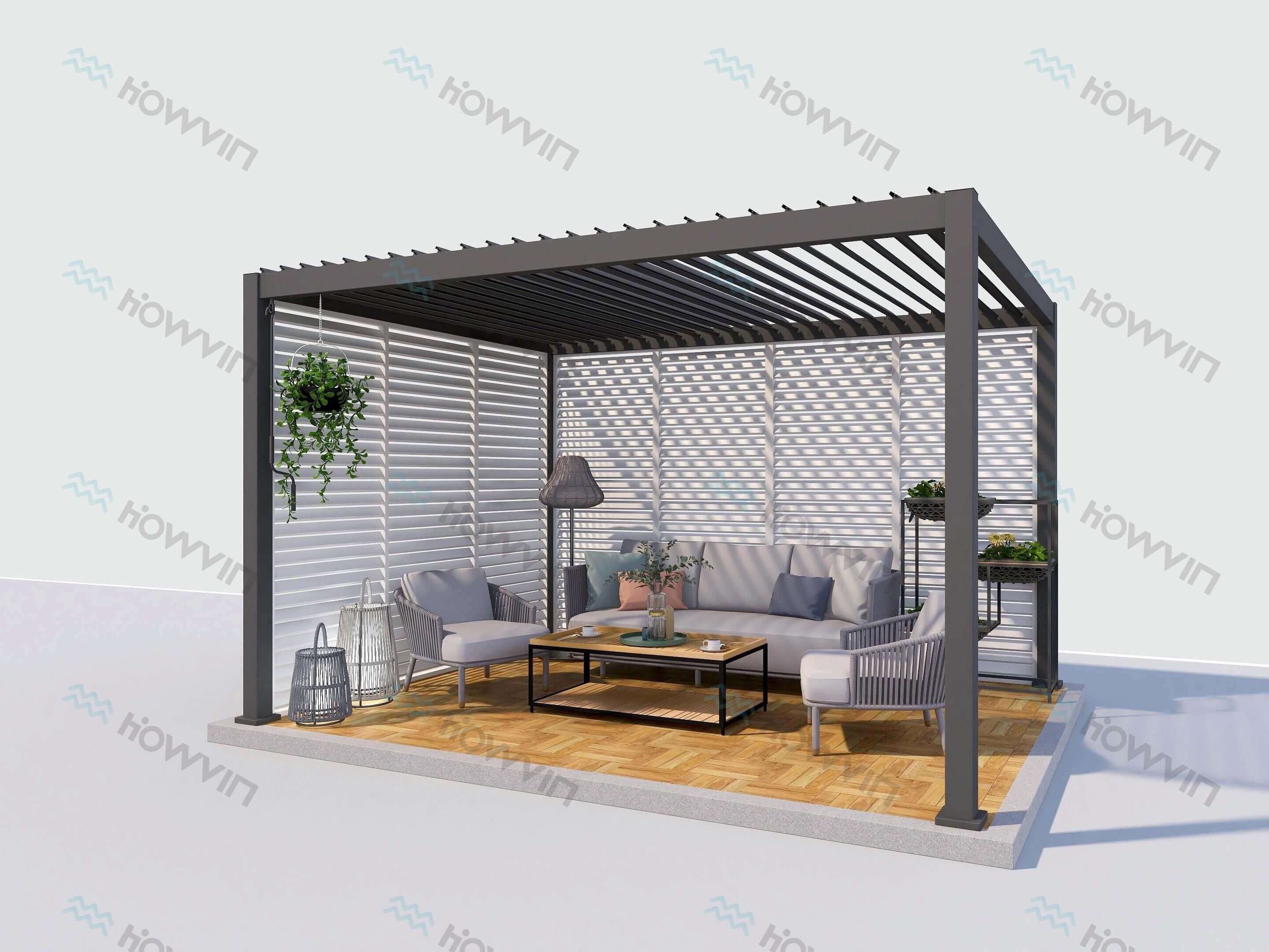 Outdoor Shutter Pergola Outdoor Shutter Pergola