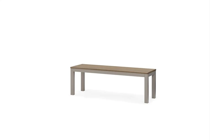Aluminum Plast Wood Garden Sofa Set