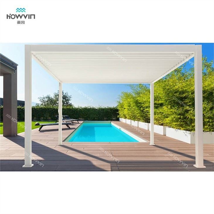Raised Patio With Pergola